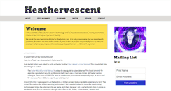 Desktop Screenshot of heathervescent.com